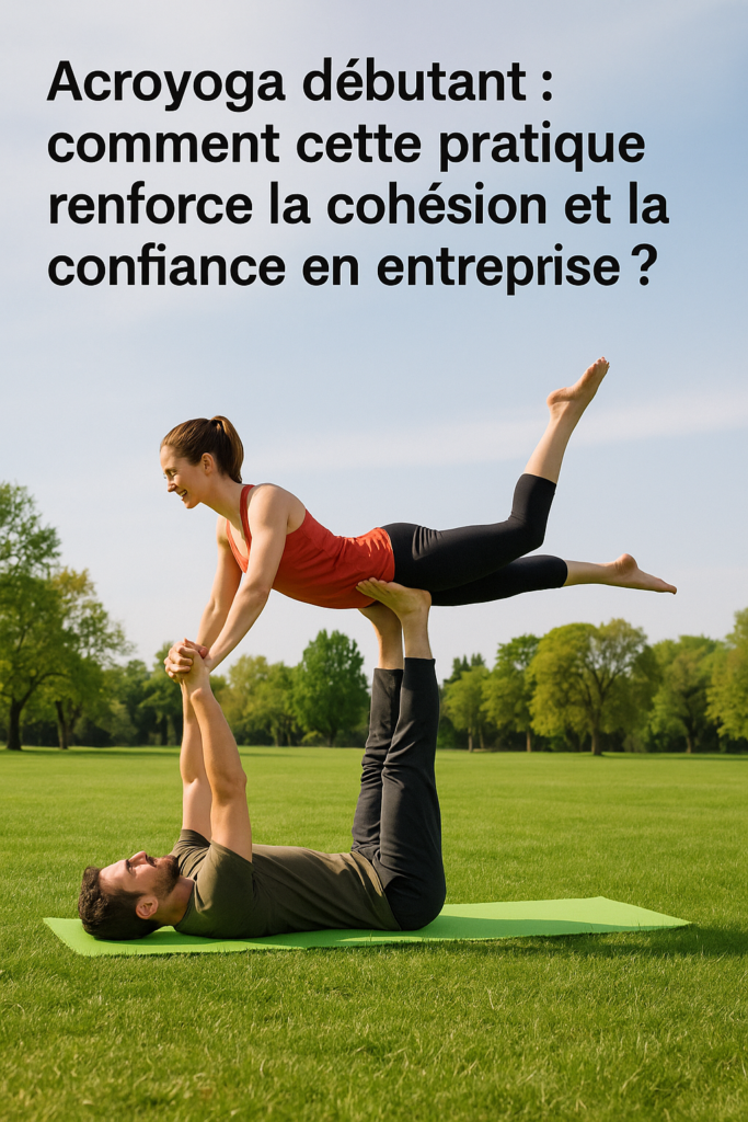Acroyoga débutant en entreprise